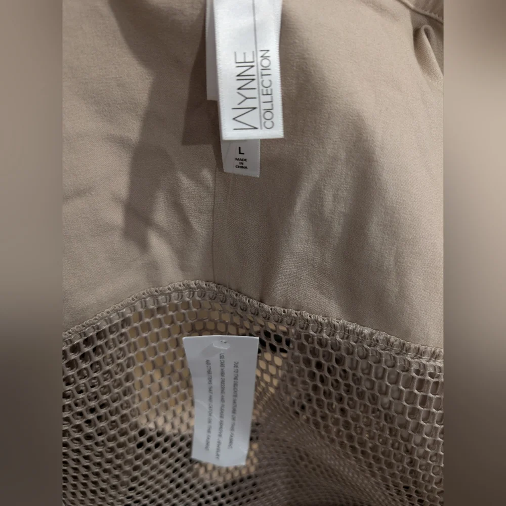 Marla Wynne Beige Mesh Jacket - Picture 4 of 4